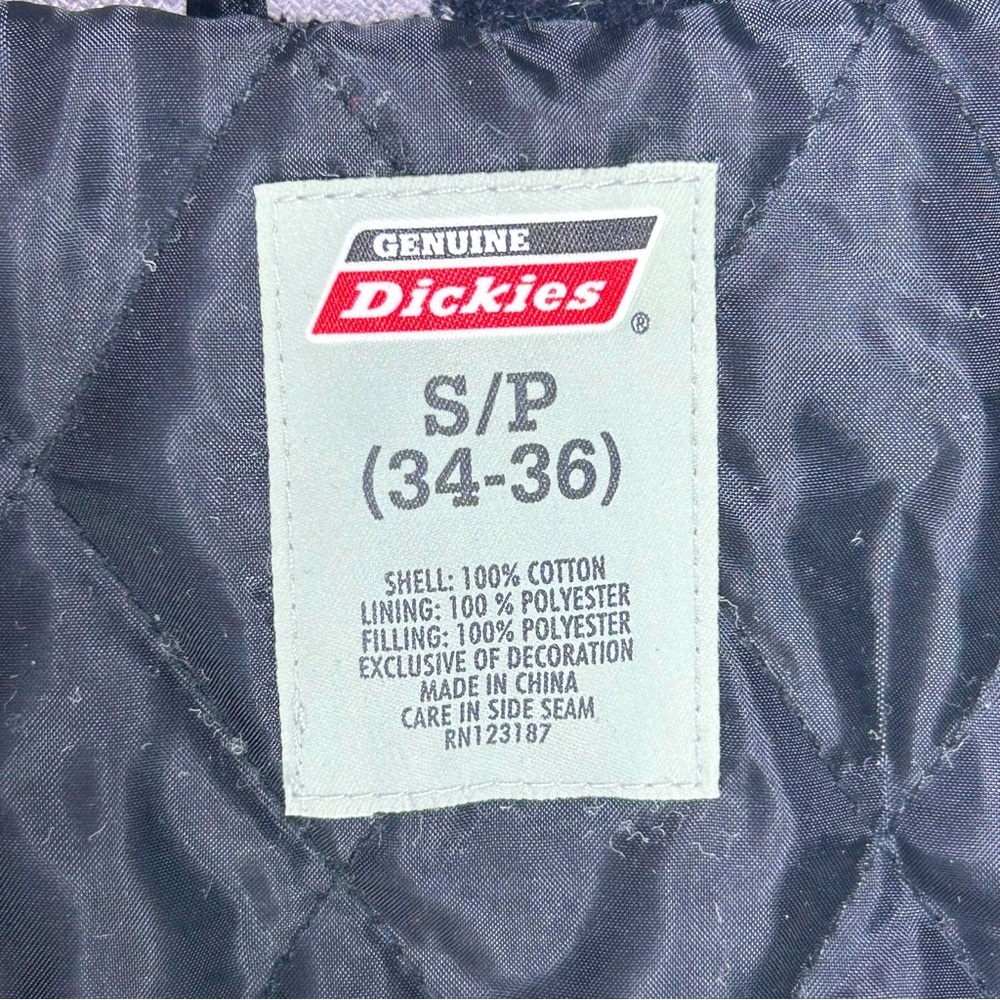 Dickies Flannel Shirt Jacket W/Sherpa Collar Size Small (34-36) Men's - Picture 8 of 9